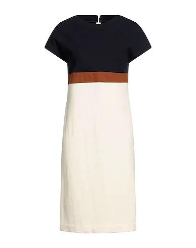 Cream Flannel Midi dress