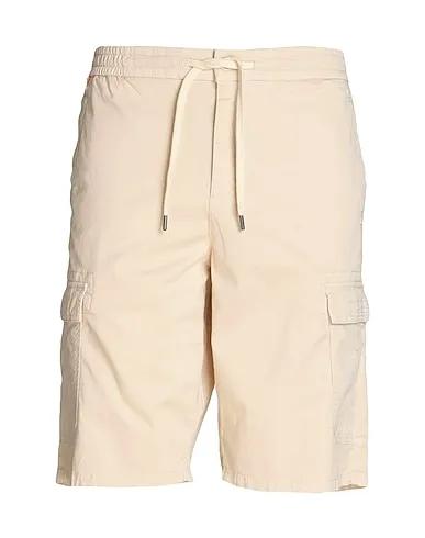 Cream Gabardine Shorts & Bermuda