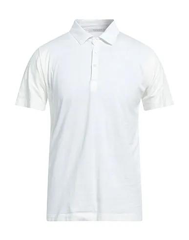 Cream Jersey Polo shirt