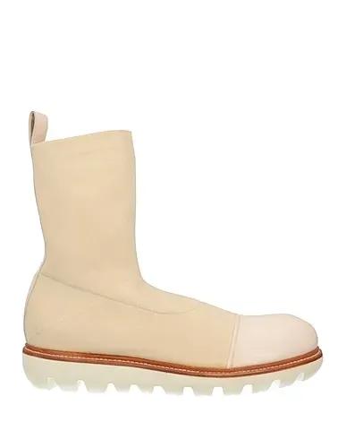 Cream Knitted Ankle boot
