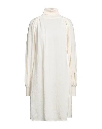 Cream Knitted Midi dress