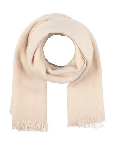 Cream Knitted Scarves and foulards