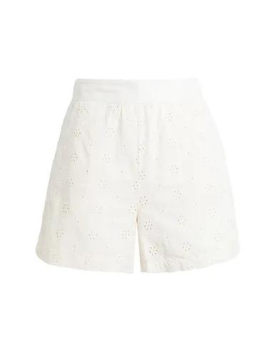 Cream Lace Shorts & Bermuda