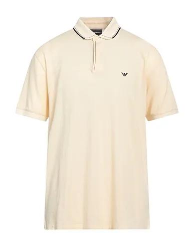 Cream Piqué Polo shirt