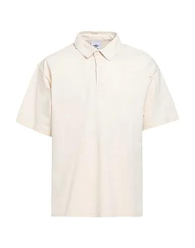 Cream Piqué Polo shirt PREMIUM ESSENTIALS POLO SHIRT

