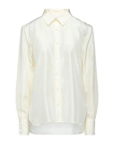 Cream Satin Silk shirts & blouses