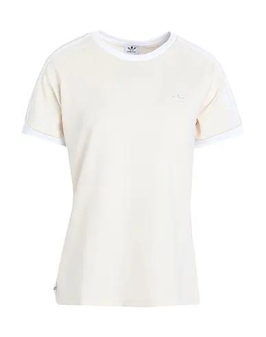 Cream T-shirt ADICOLOR CLASSICS SLIM 3 STRIPES TEE

