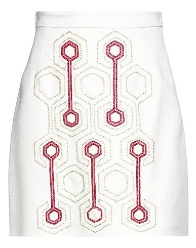 Cream Tweed Mini skirt