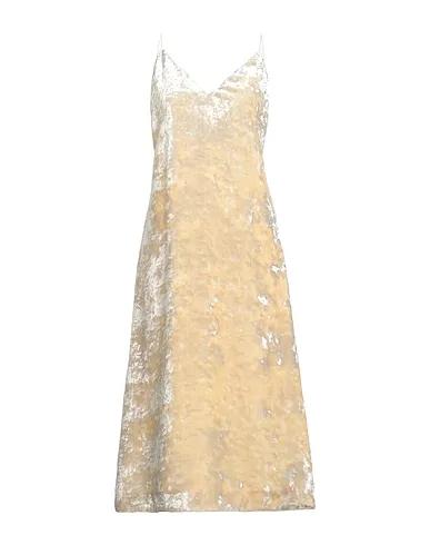 Cream Velvet Elegant dress