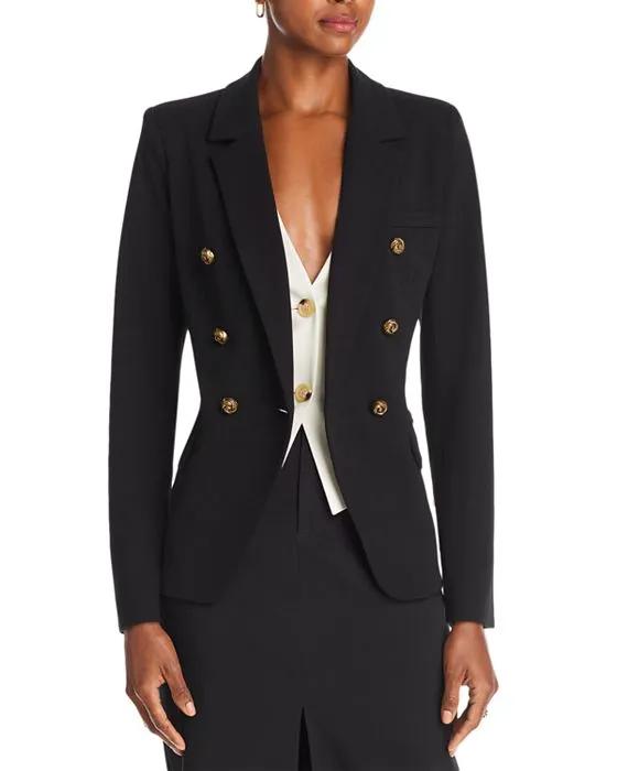 Crepe Cutaway Double Breasted Blazer - 100% Exclusive