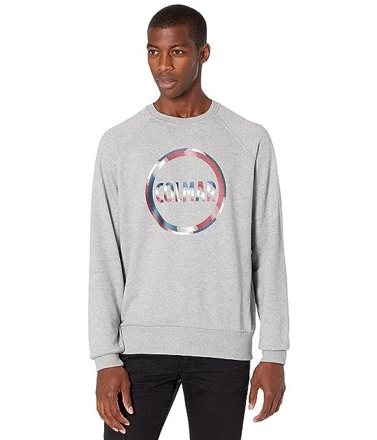 Crew Neck with Opalescent Print Effect