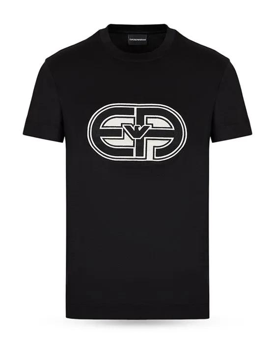 Crewneck Logo Patch Tee