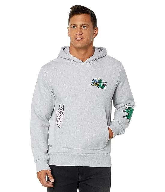 Croc Icon Heroes Cotton Hoodie Sweatshirt with Patch Details