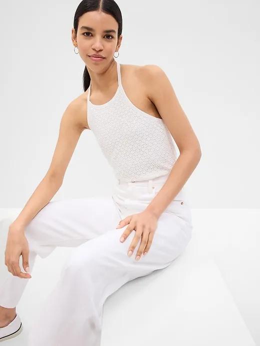 Crochet Halter Tank Top