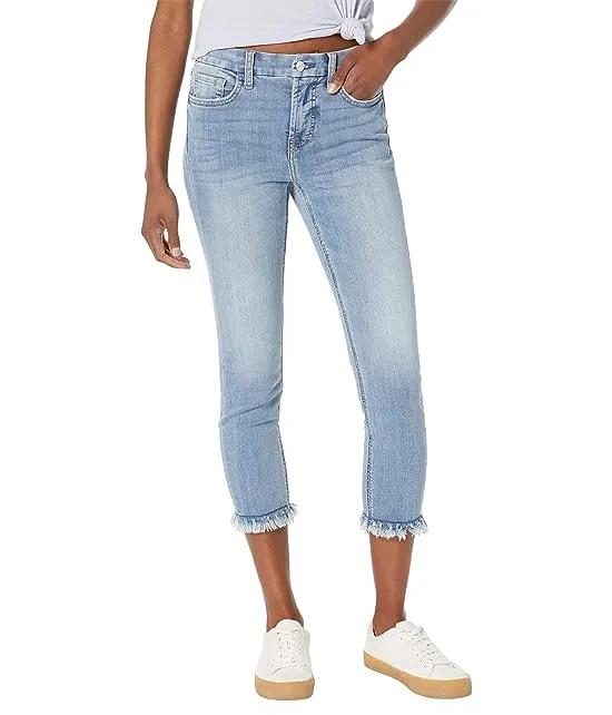 Cropped Skinny w/ Thick Fray in Victoria Broken Twill