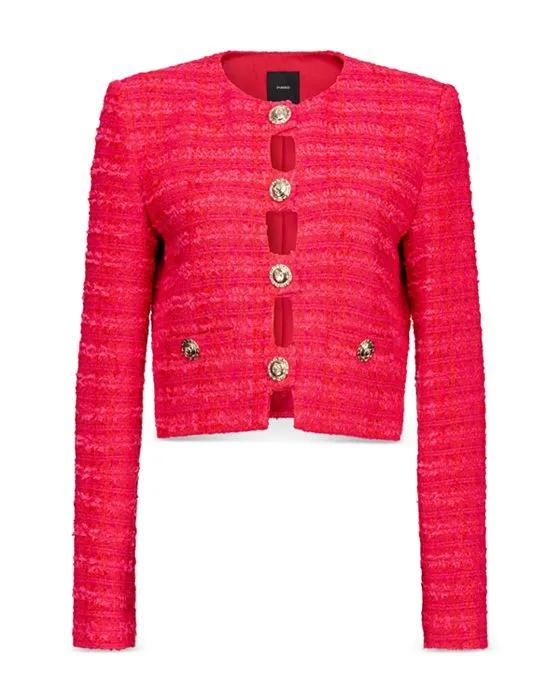 Cropped Tweed Jacket