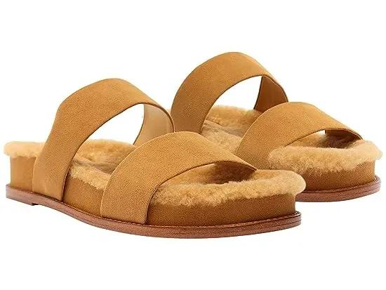Curly Shearling Slide