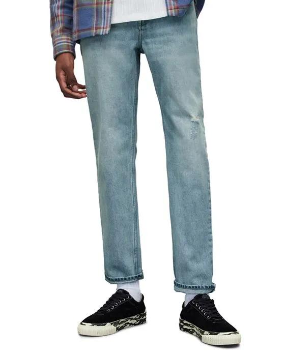 Curtis Straight Fit Jeans in Light Indigo 