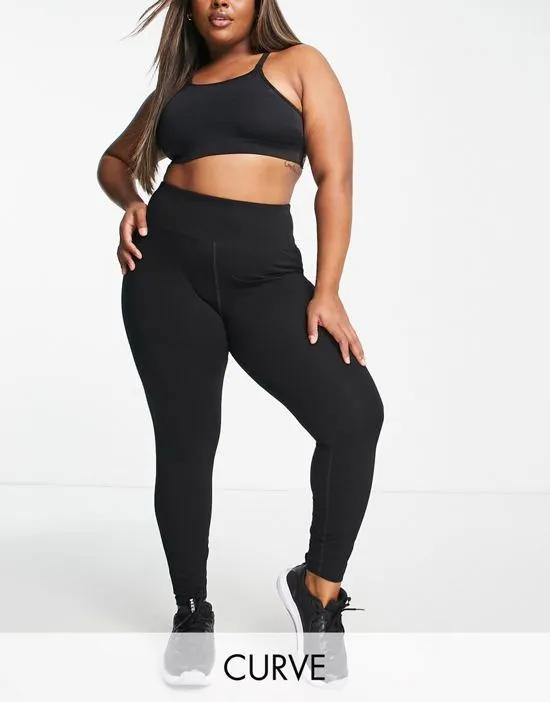 Curve icon legging in cotton touch