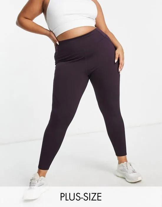 Curve icon legging with butt-sculpting seam detail and pocket