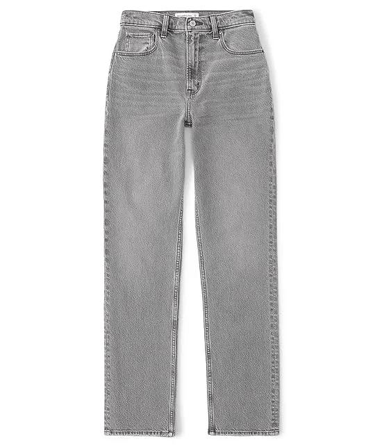 Curve Love 90s Ultra High-Rise Straight Jeans