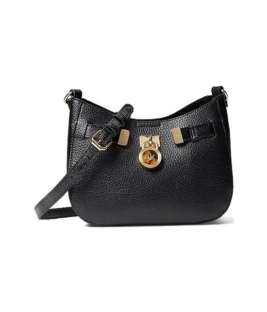 Curved Crossbody with Lock