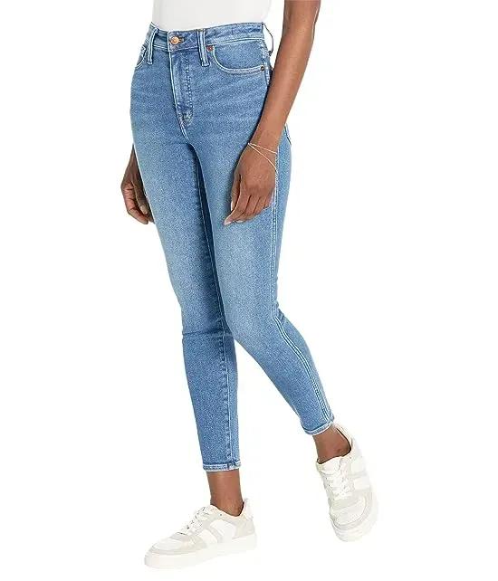 Curvy 10" High-Rise Skinny Jeans in Eardley Wash