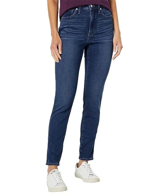 Curvy High-Rise Skinny Jeans in Coronet Wash