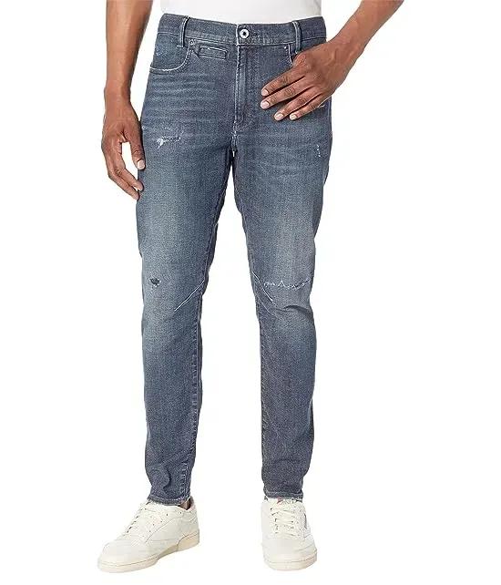 D-Staq 3-D Slim Fit Jeans in Faded Blues Restored