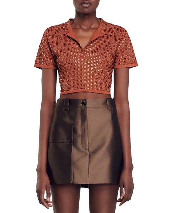 Dada Satin Cargo Mini Skirt