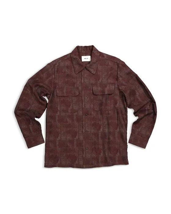 Daniel 5177 Jacquard Regular Fit Button Down Shirt
