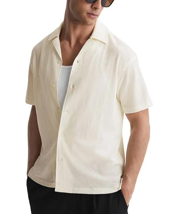Darcy Regular Fit Textured Cuban Shirt