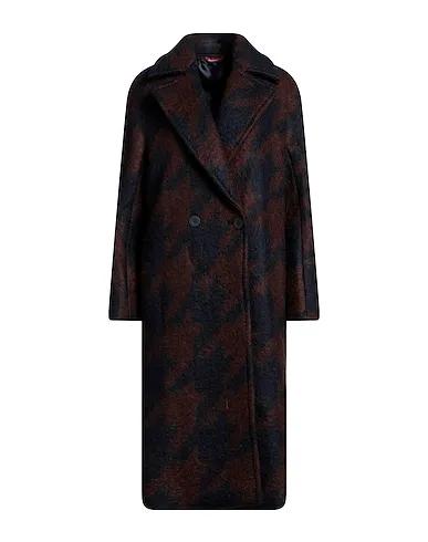 Dark brown Boiled wool Coat