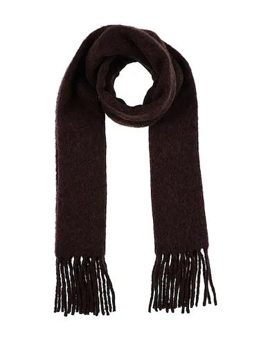 Dark brown Boiled wool Scarves and foulards