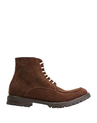 Dark brown Boots LEATHER ANKLE BOOTS
