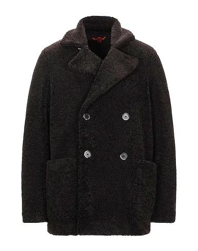 Dark brown Bouclé Coat