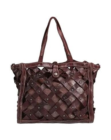 Dark brown Canvas Handbag