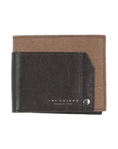Dark brown Canvas Wallet