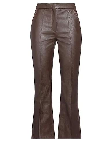 Dark brown Casual pants