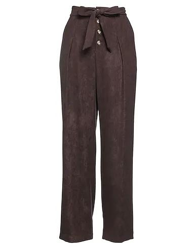 Dark brown Casual pants