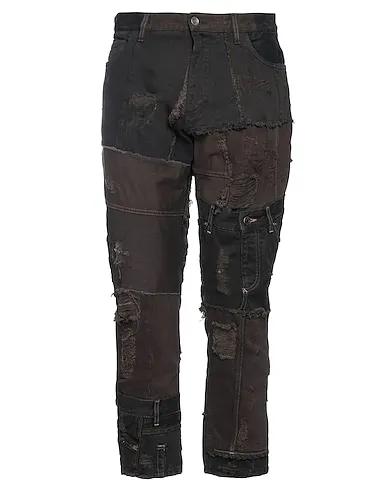 Dark brown Denim Denim pants