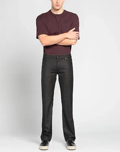 Dark brown Flannel 5-pocket