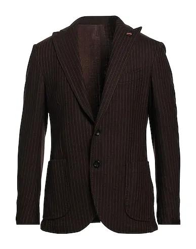 Dark brown Flannel Blazer