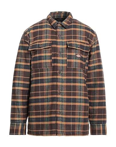 Dark brown Flannel Checked shirt