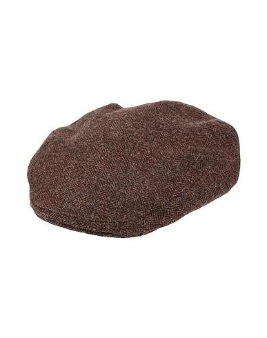 Dark brown Flannel Hat