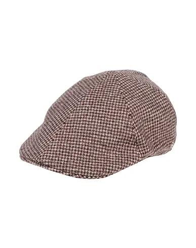 Dark brown Flannel Hat