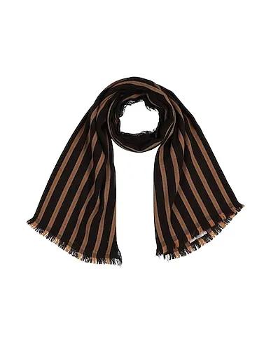 Dark brown Flannel Scarves and foulards
