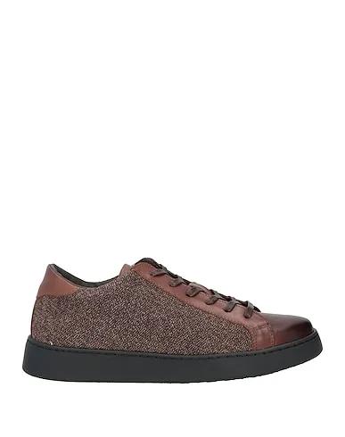 Dark brown Flannel Sneakers