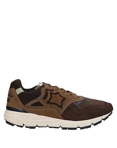 Dark brown Flannel Sneakers