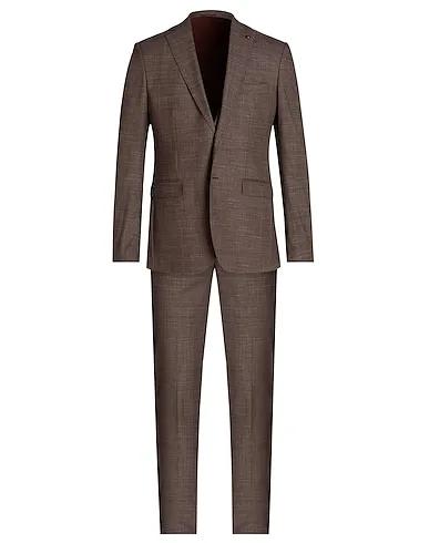 Dark brown Flannel Suits